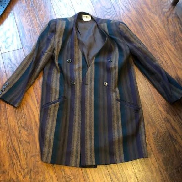 ports womens wool herringbone blazer - Picture 1 of 1